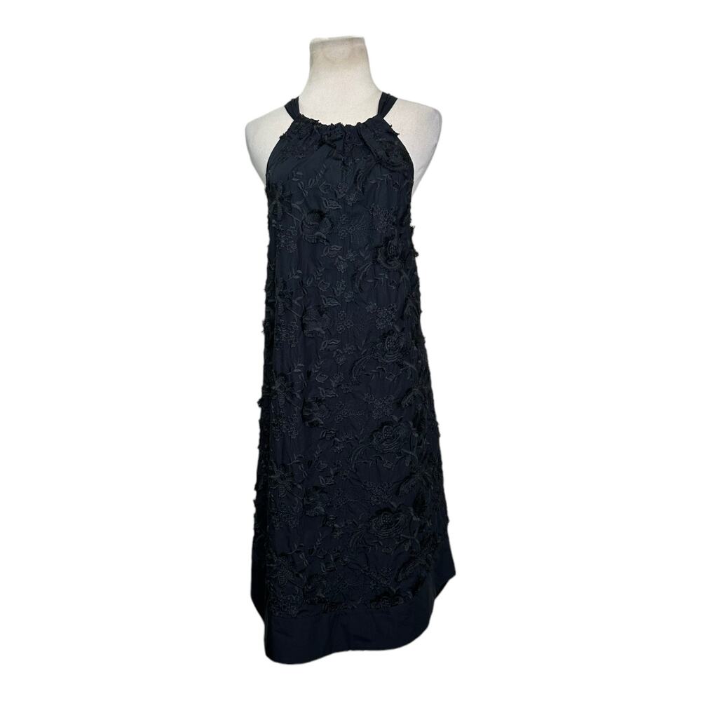 Psophia Vazquez de Castro black halter mini cocktail dress size XS